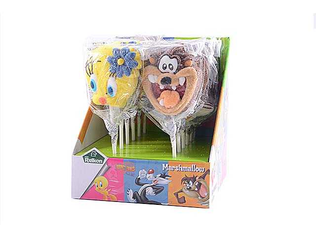 Lecca Lecca Marshmallow Looney Tunes x 12pz