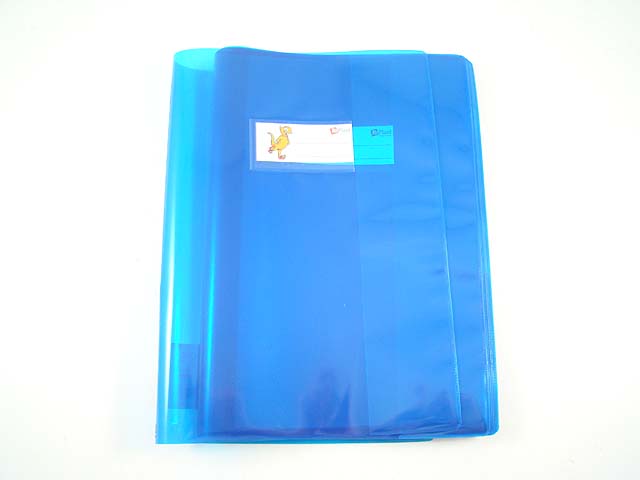 Copertina per quaderni - polipropilene - trasparente - 30x21 cm - extra  spessore - etichetta portanome - neutro