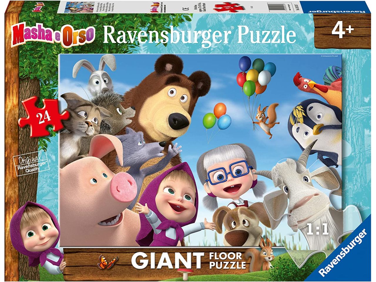 Puzzle 24 Pz Giant Masha E Orso RAVENSBURGER - 03133