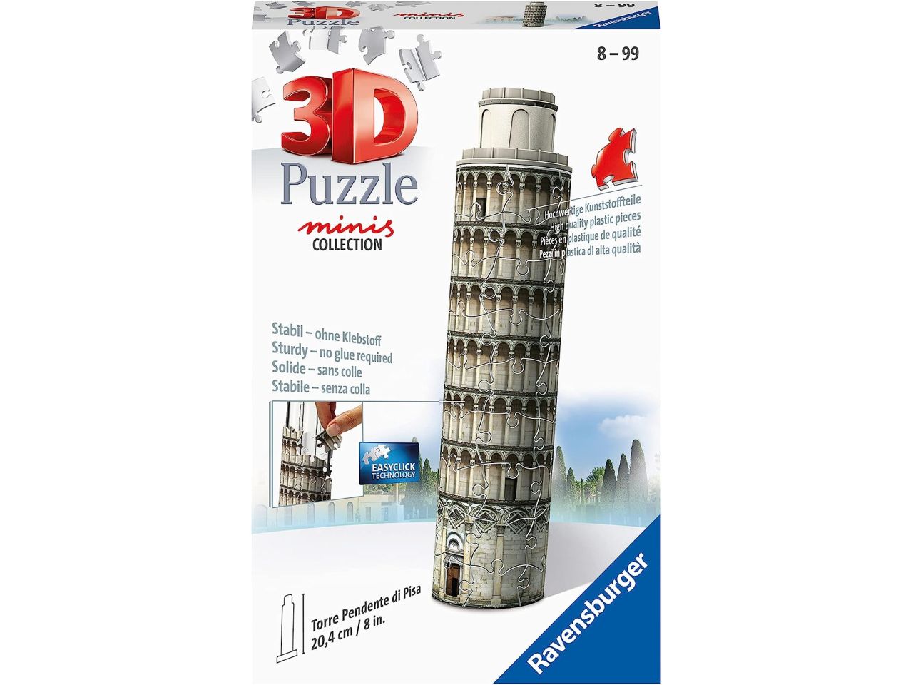 Mini puzzle 3d torre di pisa