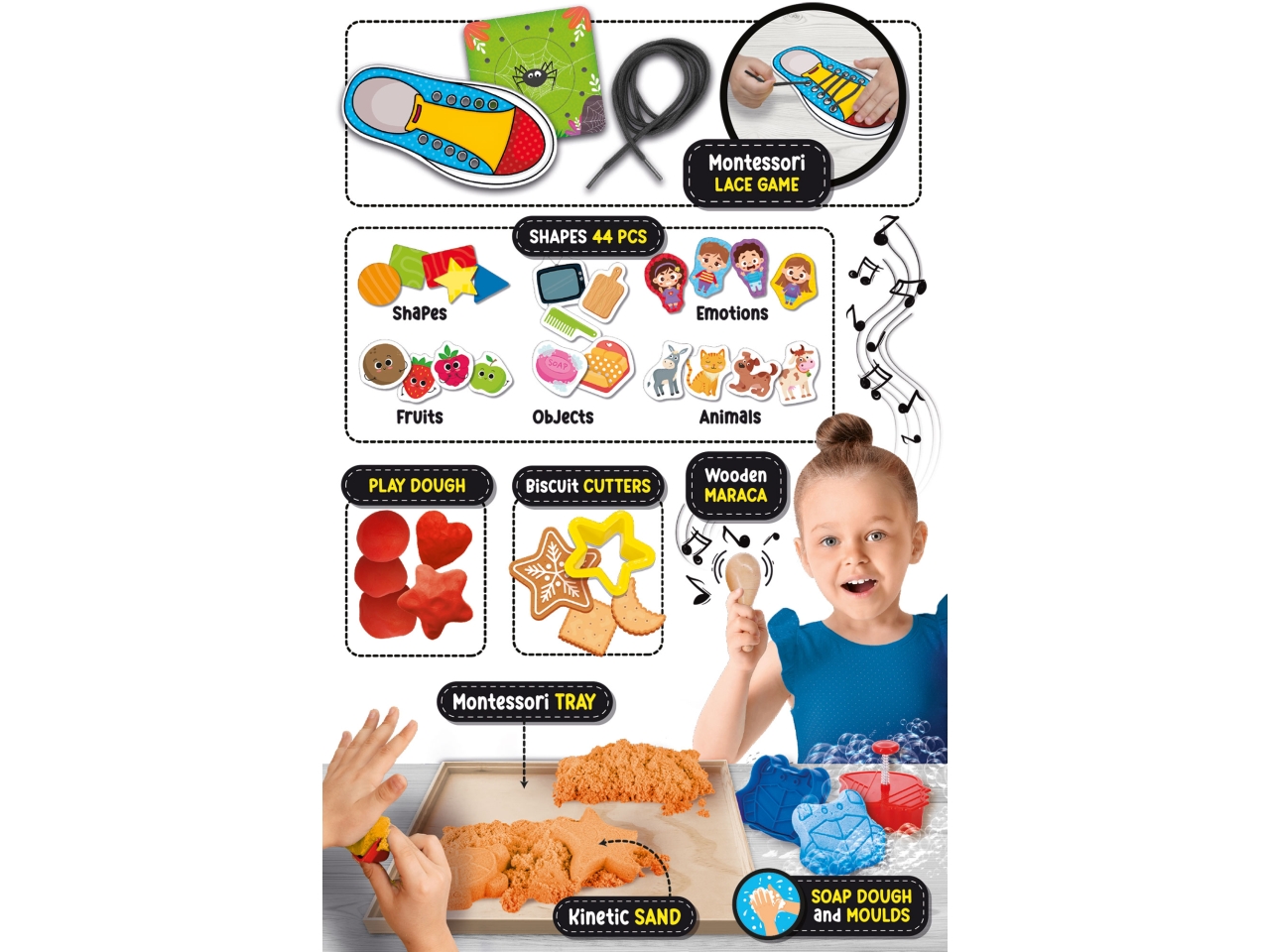 Kit delle Attività di PREGRAFISMO per bambini da 2+ anni - Montessori 4 You  - Store Online