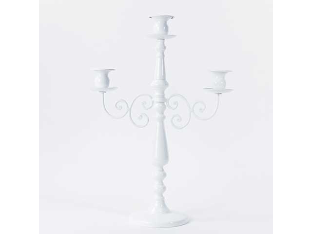 Candelabro Oro 3 bracci 36X15X31 CM - Silani shop online — Silani s.r.l