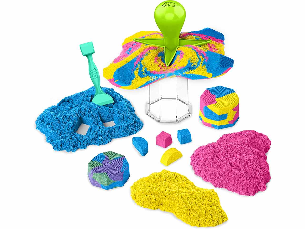 Kinetic sand playset squish n'create