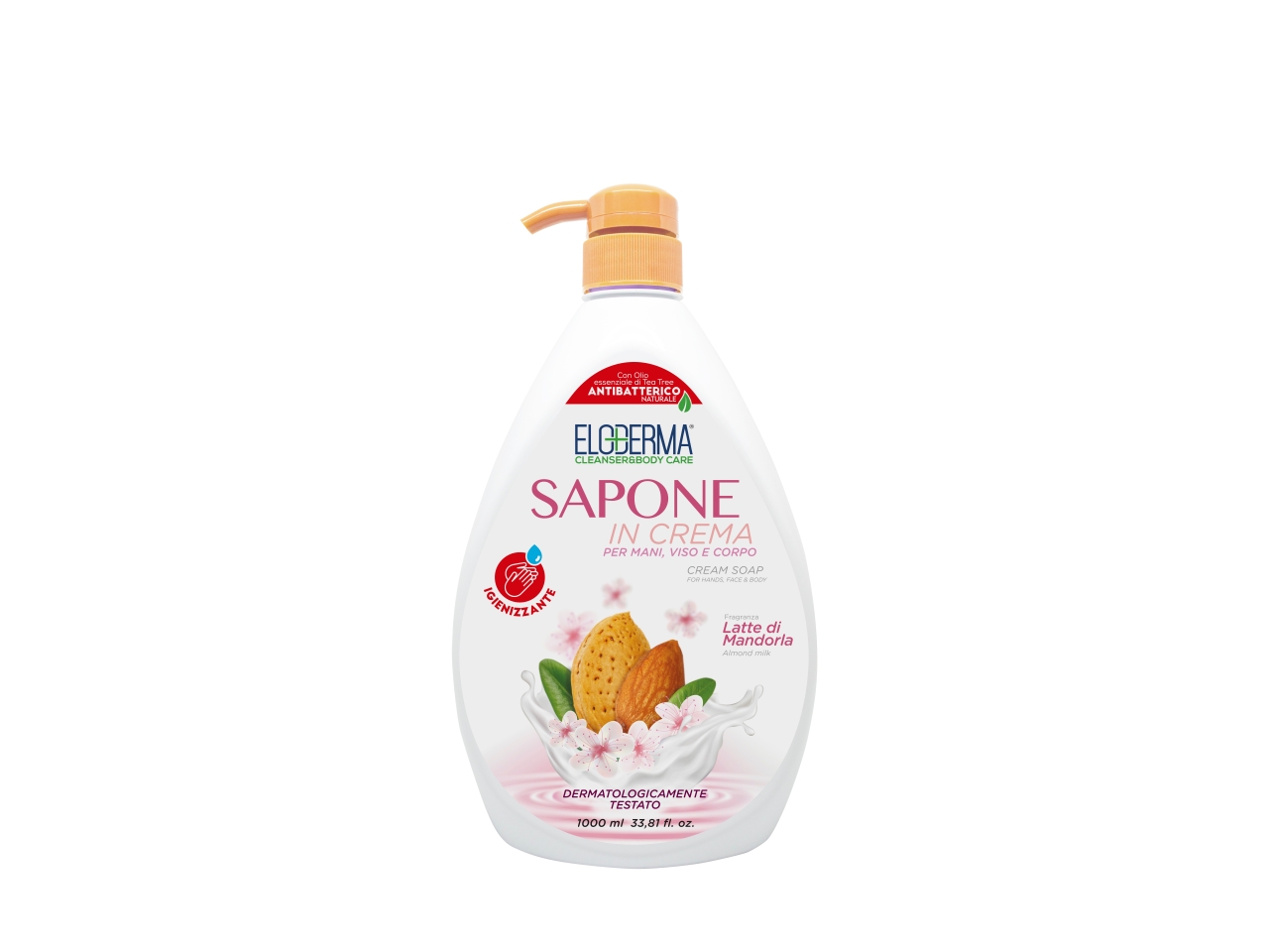 Dispenser sapone liquido mani 500ml musk