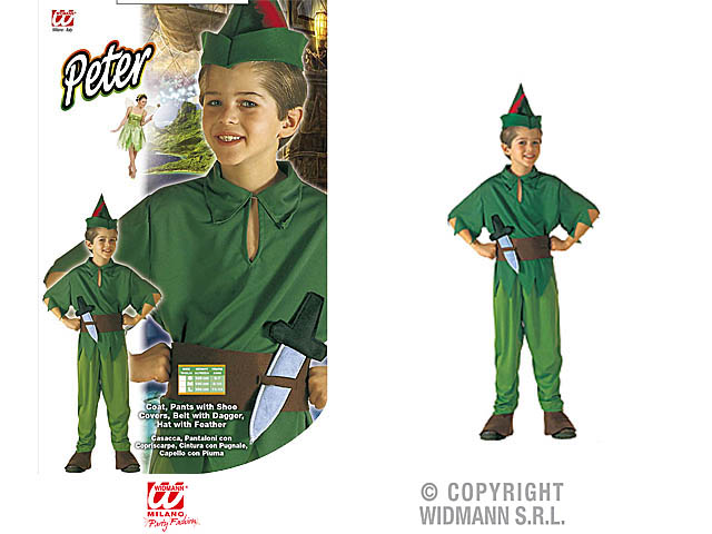 Costume Carnevale Peter Pan 5-7 Anni —