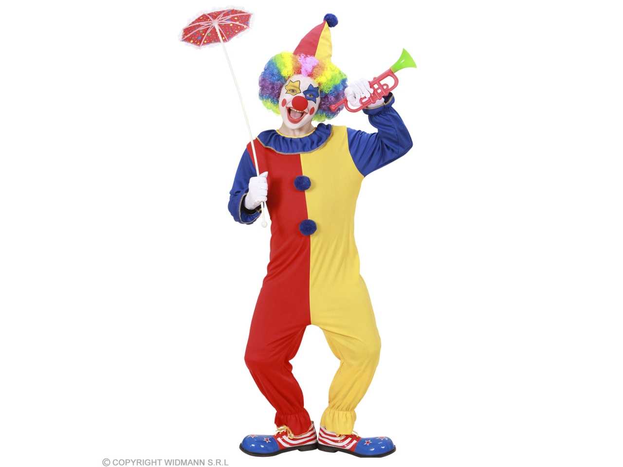 Costume da clownetto saccotto misura 6/12 mesi